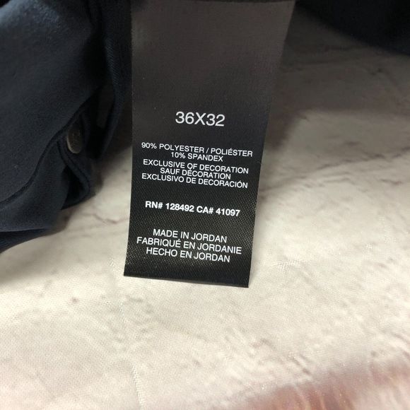 Greg Norman Men Flat Front Chino Golf Pants Size 36x32 Blue Polyester M128 -19 - Picture 8 of 15